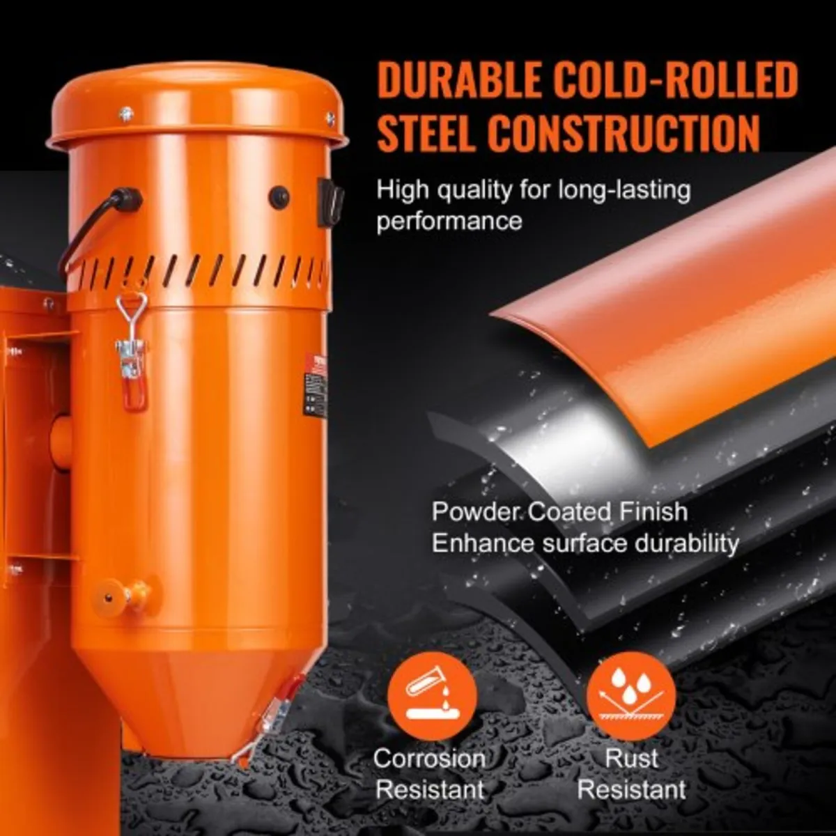 Dust Collection System: 1450W Dust Collector Media - Image 4