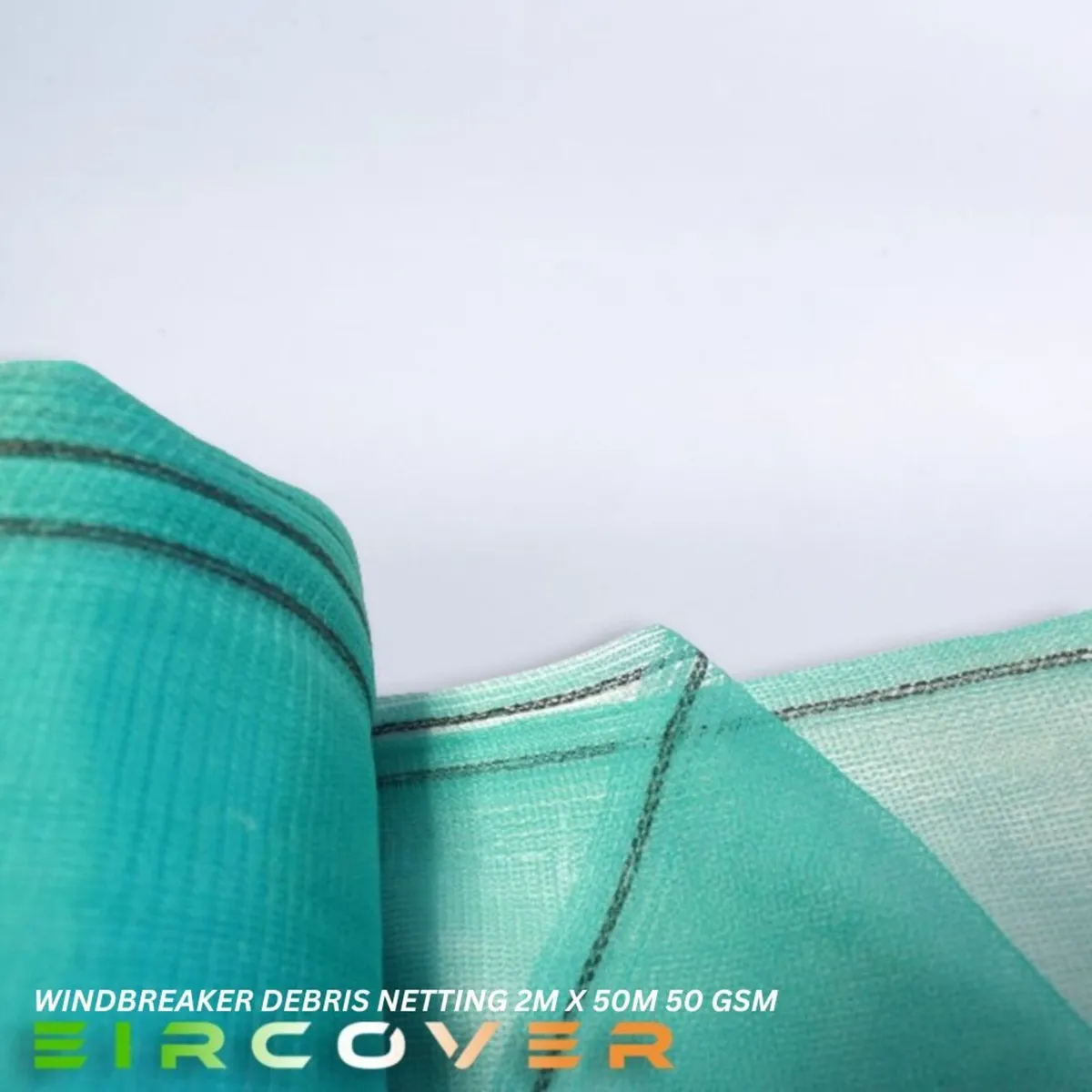 Windbreaker Netting Economy 2m x 50m  Green 50 gsm - Image 3