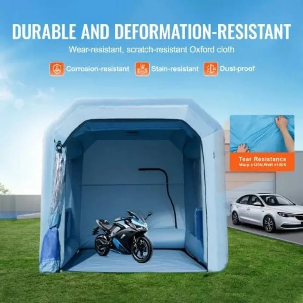 Inflatable Paint Booth, 13.1 x 9.8 x 9 ft/4 x 3 x - Image 3