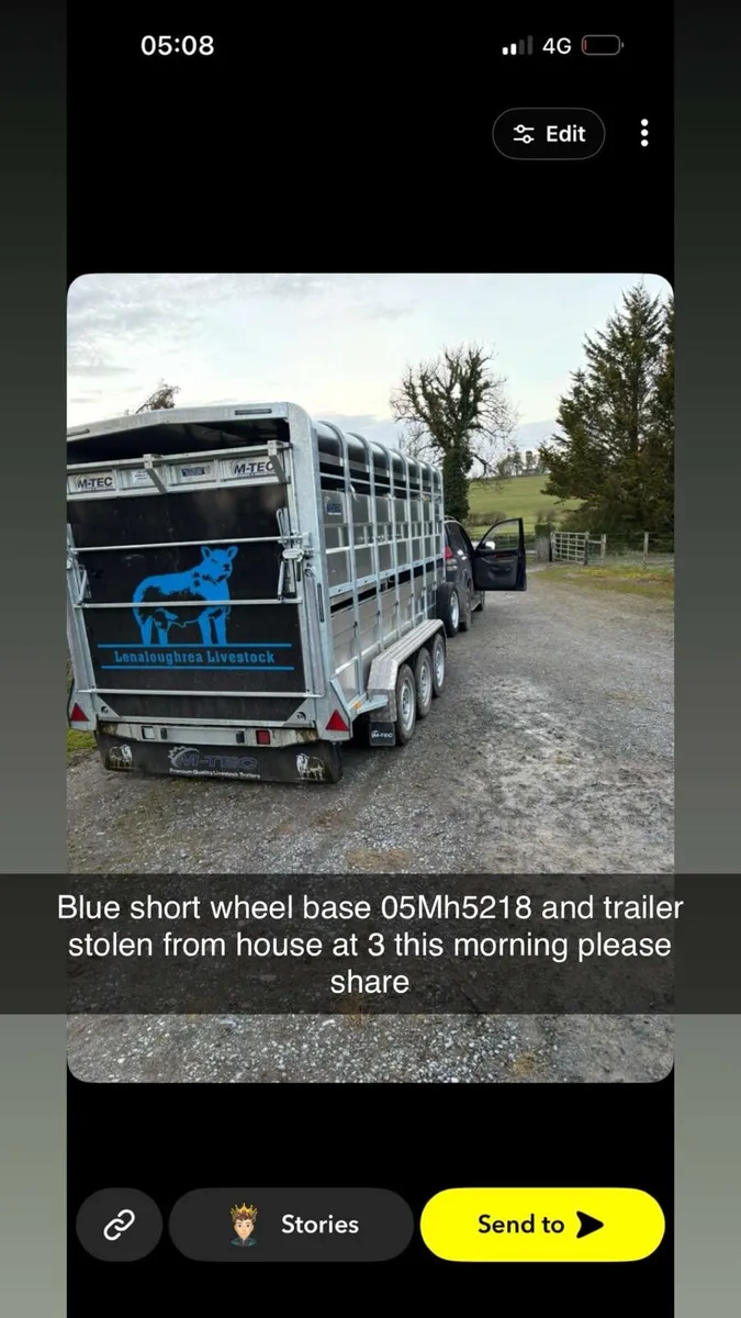Jeep trailer stolen - Image 1