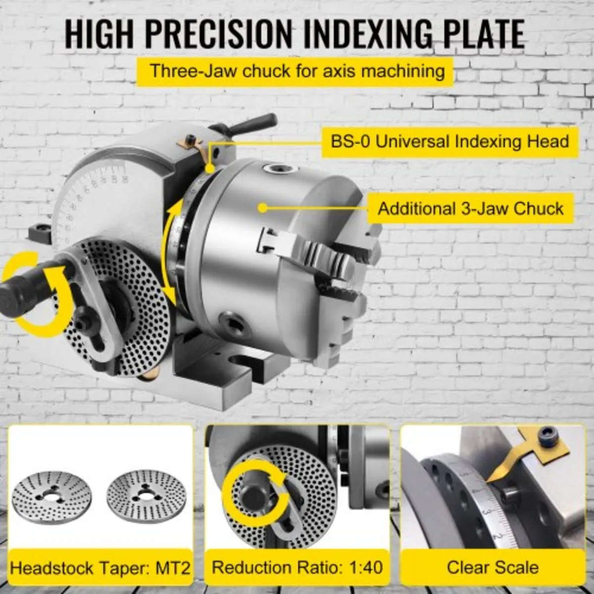 BS-0 Precision Dividing Head, Horizontal Dividing - Image 4