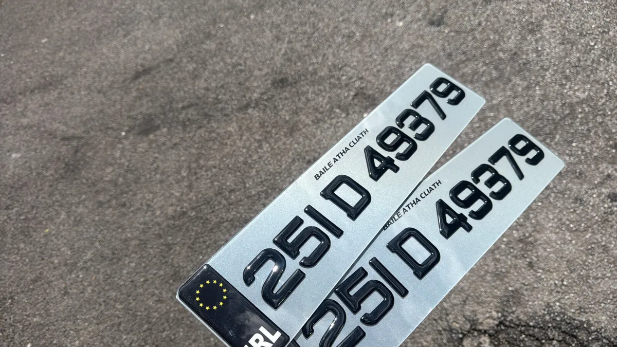 Ultimate gel number plates delivered - Image 1