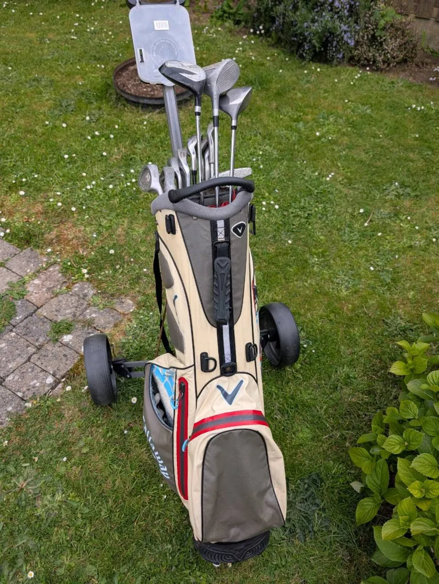 Set of Golf clubs & trolley first come first serve - Image 3