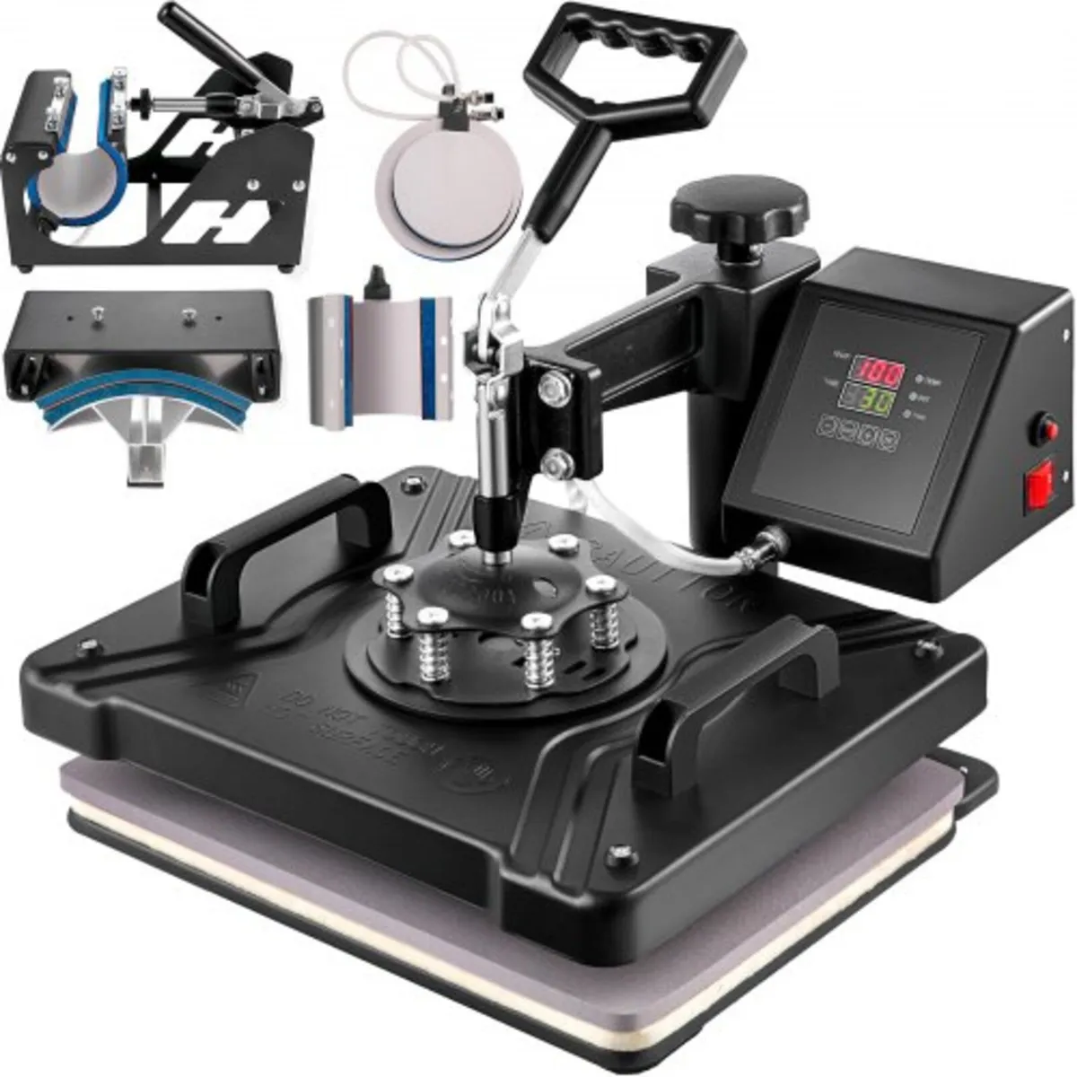 Heat Press 6 in 1 Heat Press Machine 38x30cm T-shi - Image 1