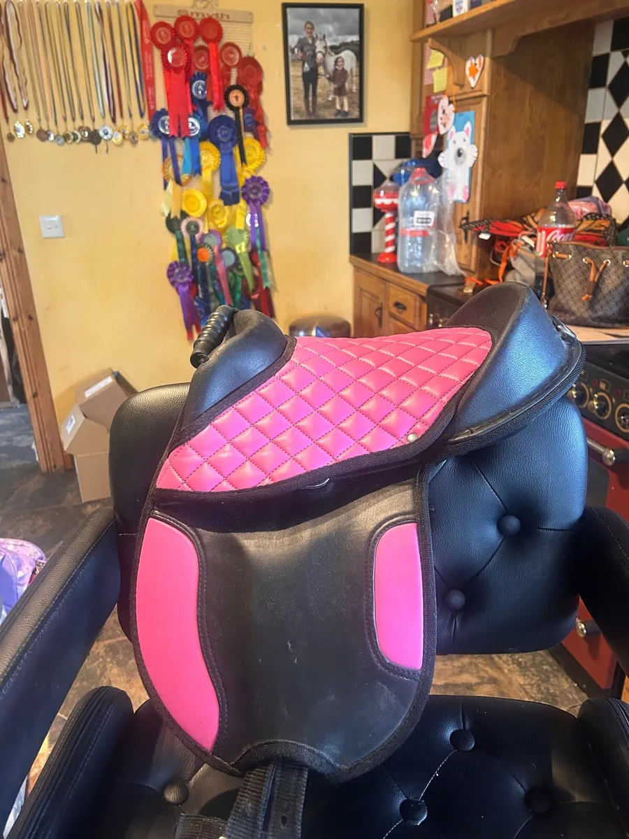 Pony saddle pink