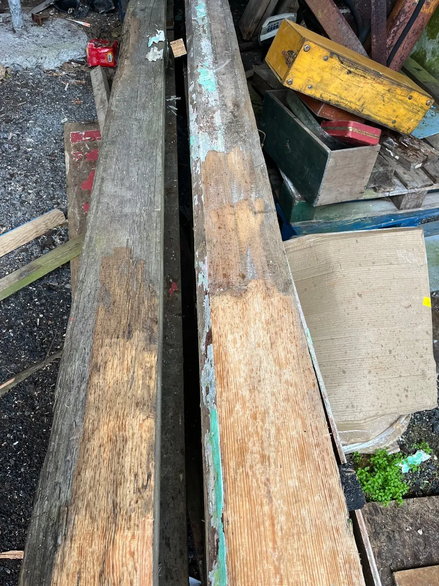 Pitch Pine beams - Image 1