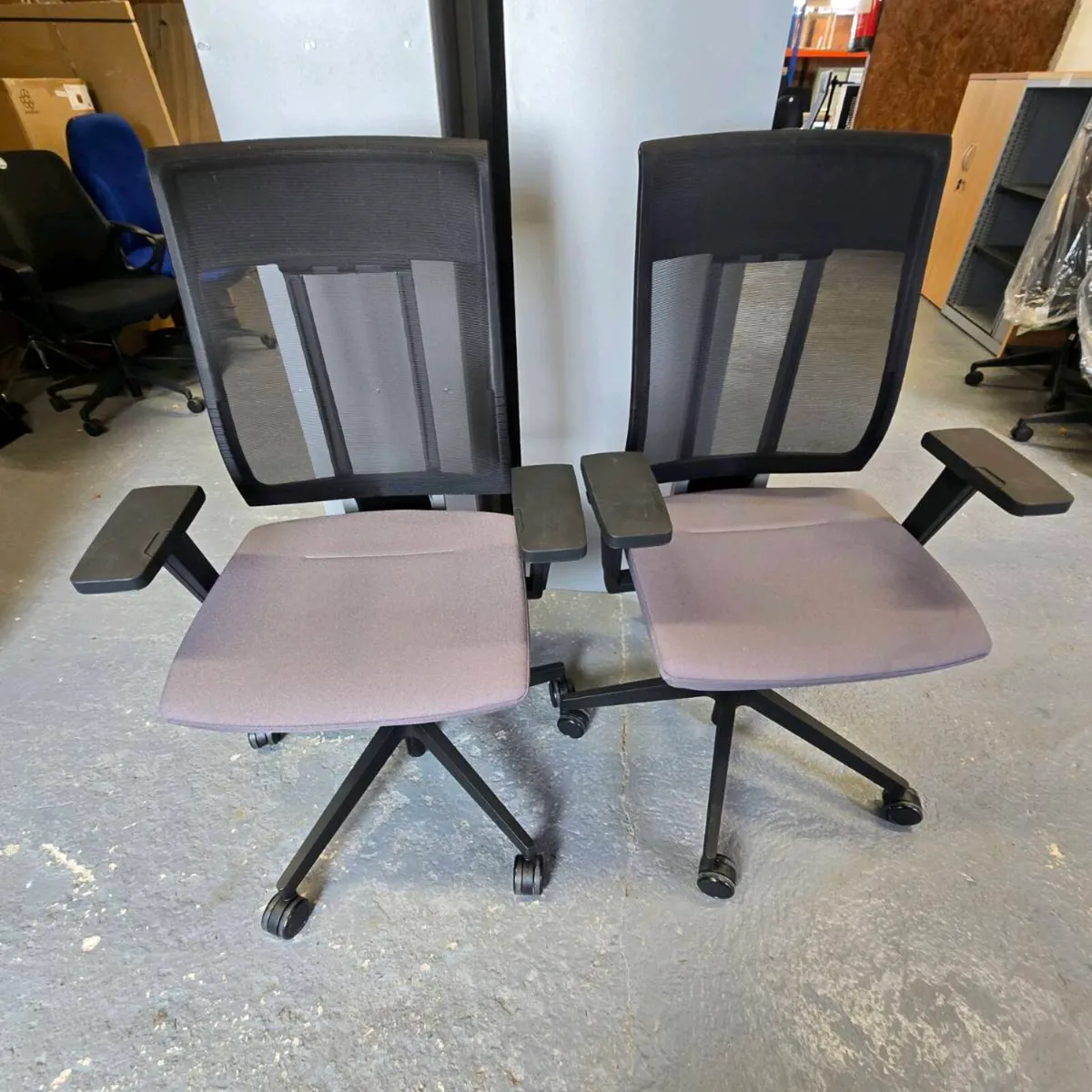 Profim xenon net office chairs x 8 - Image 3