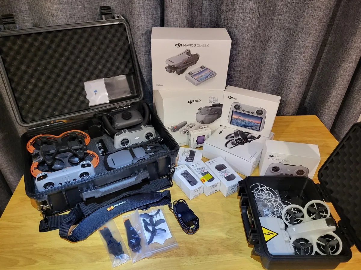 Dji Drones bundle,  Mavic 3 Classic, Avata 2, Neo - Image 1
