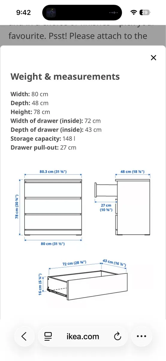 Chest of drawers - Image 2