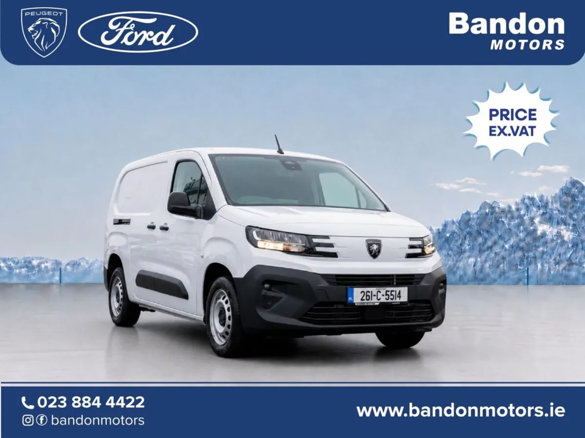 Peugeot Partner Save 3,000...Pre Reg 2026 LWB PART - Image 1