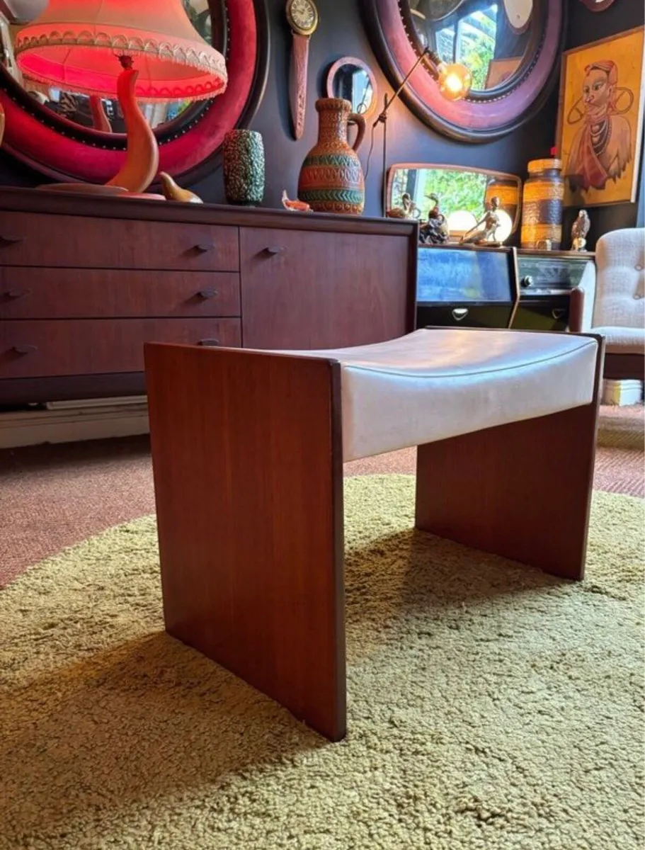 Mid Century Footstool - Image 3