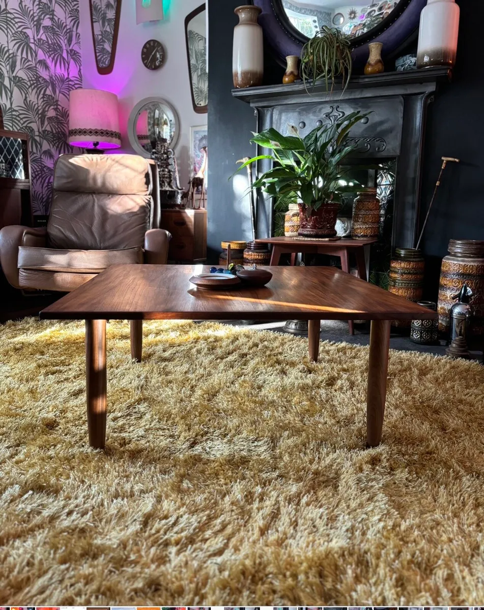 Mid century XL coffee table - Image 1