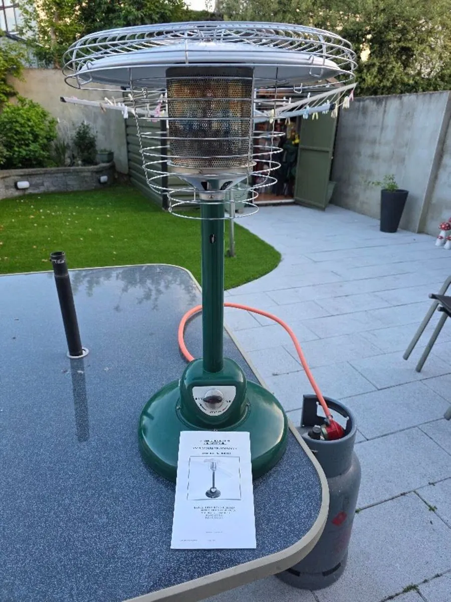 Table Top Patio Heater & Gas Bottle - Image 3