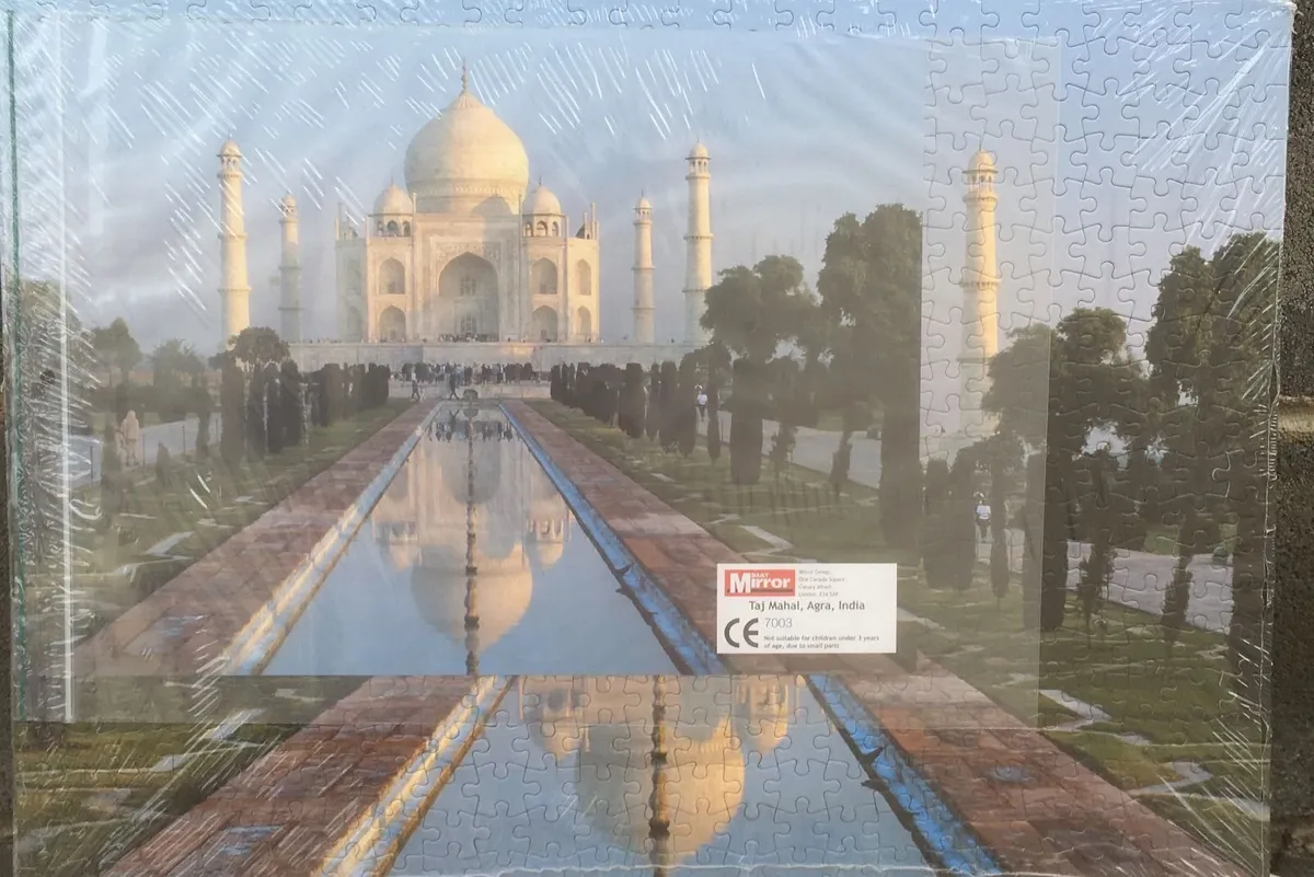 NEW Sealed 500 piece Jigsaw of Taj Mahal - Image 1