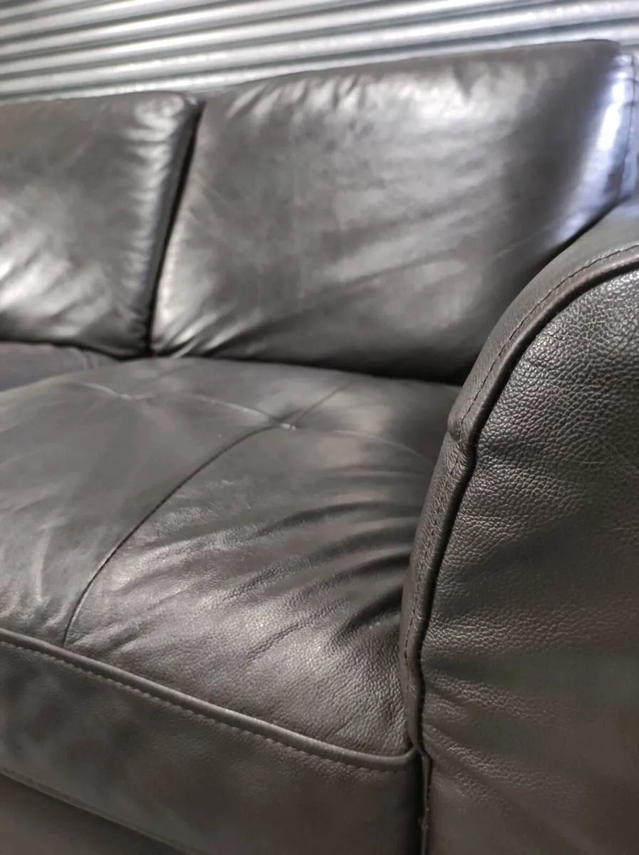3+2 seater leather sofa couch set - Image 3