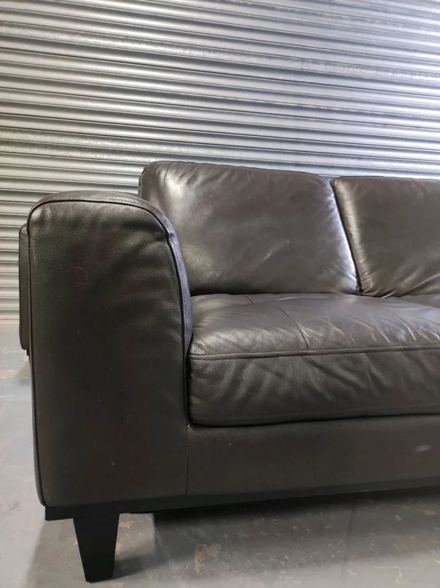 3+2 seater leather sofa couch set - Image 4