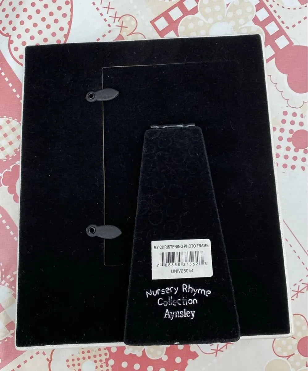 Brand New Aynsley Christening Photo Frame - Image 2