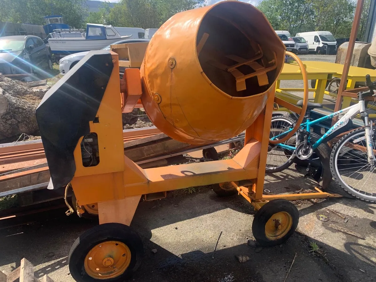 Cement Mixer ( yanmar key start ) free delivery - Image 2