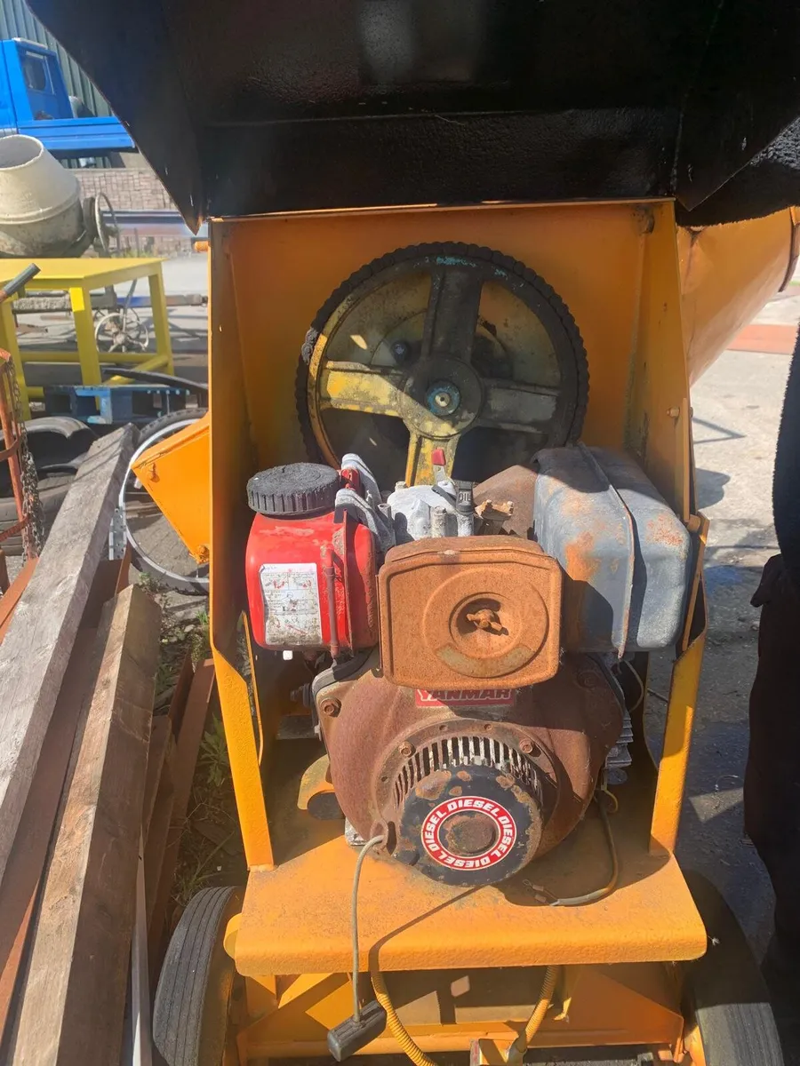 Cement Mixer ( yanmar key start ) free delivery - Image 3