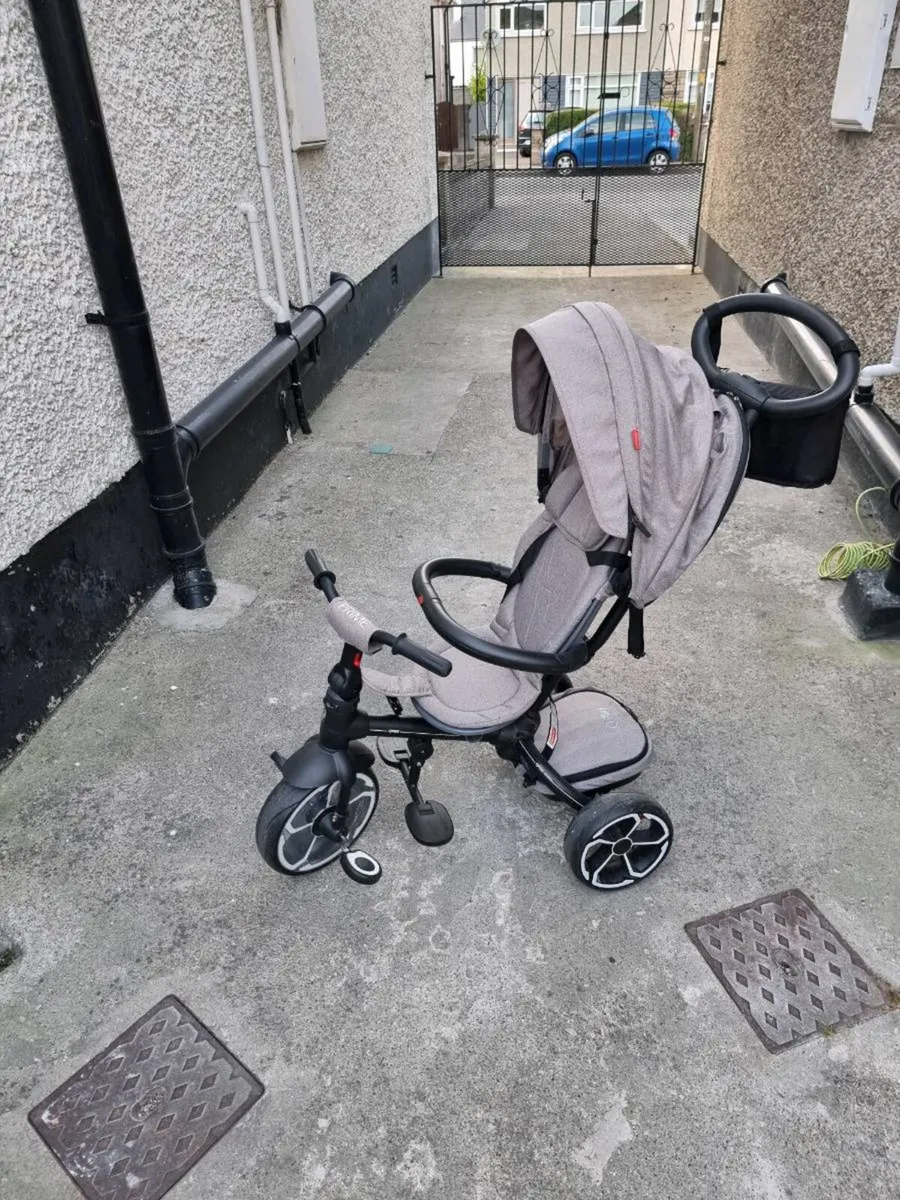 Q Play 6-in-1 Trike Grey - Image 1