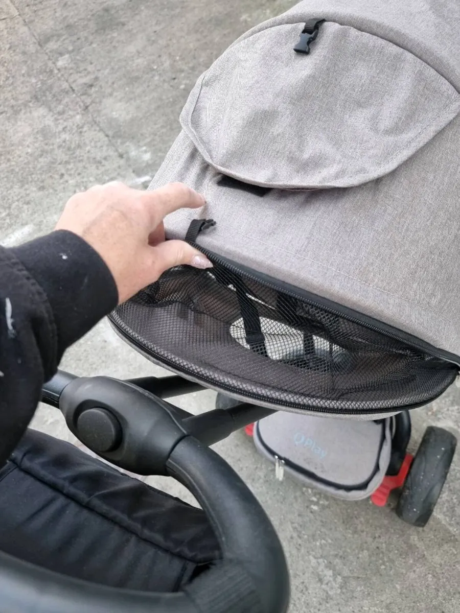 Q Play 6-in-1 Trike Grey - Image 2
