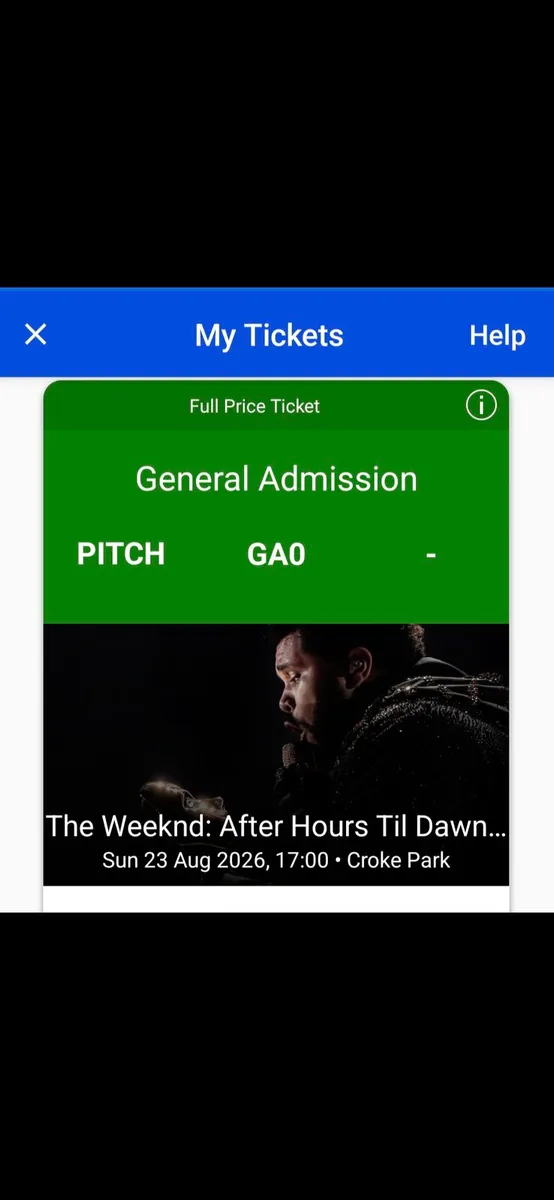 The Weekend - Concert Tickets - Image 1