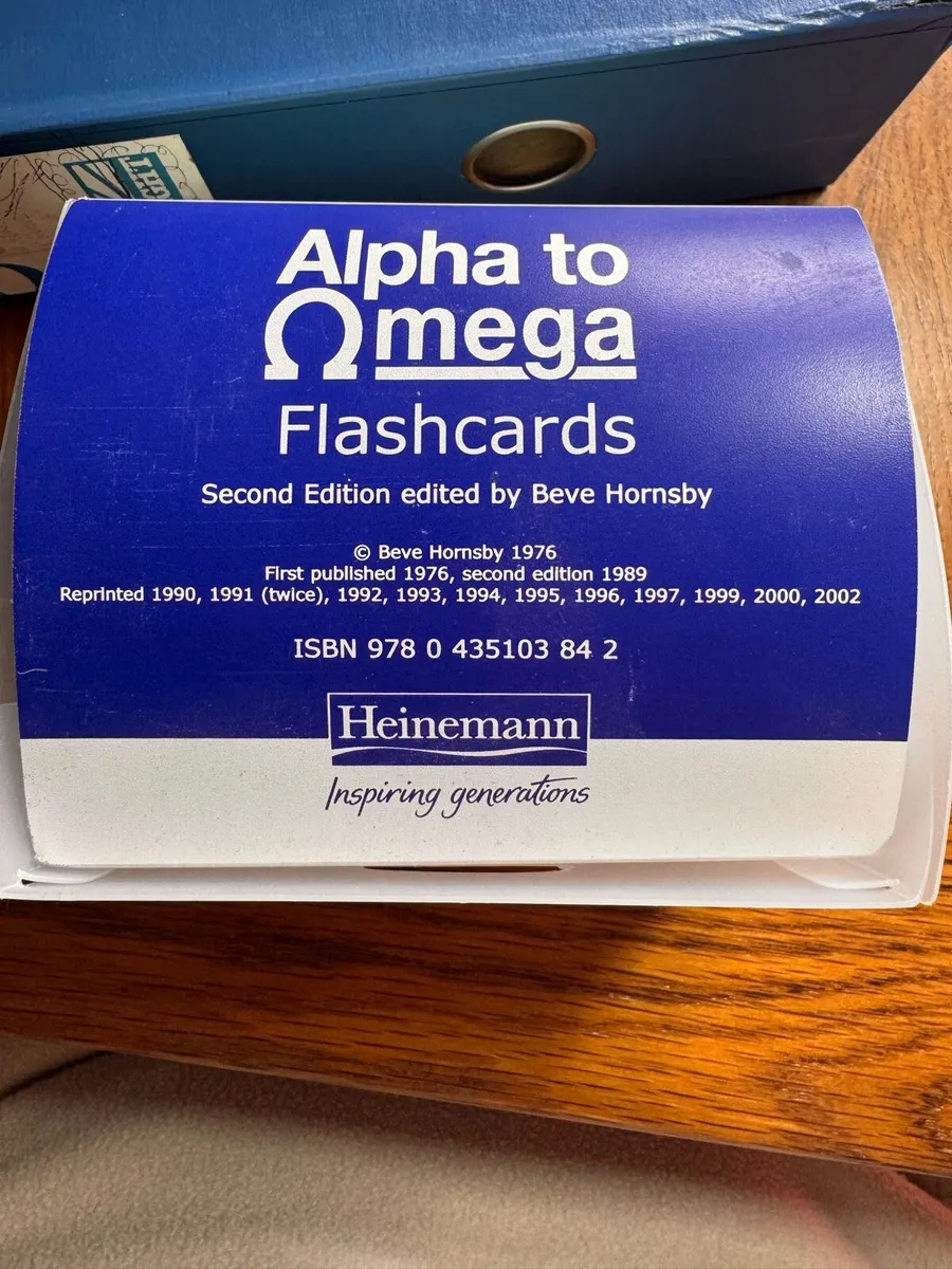 Alpha to Omega flashcards - new - Image 1