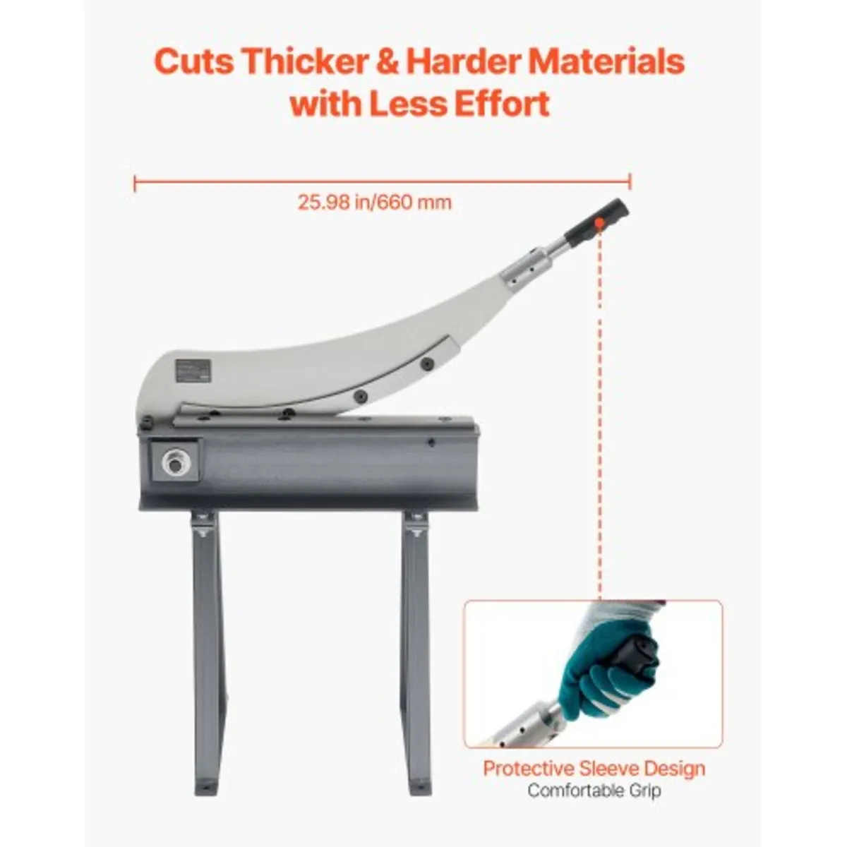 Guillotine Shear, 500 mm Bed Width Benchtop Cutter - Image 4