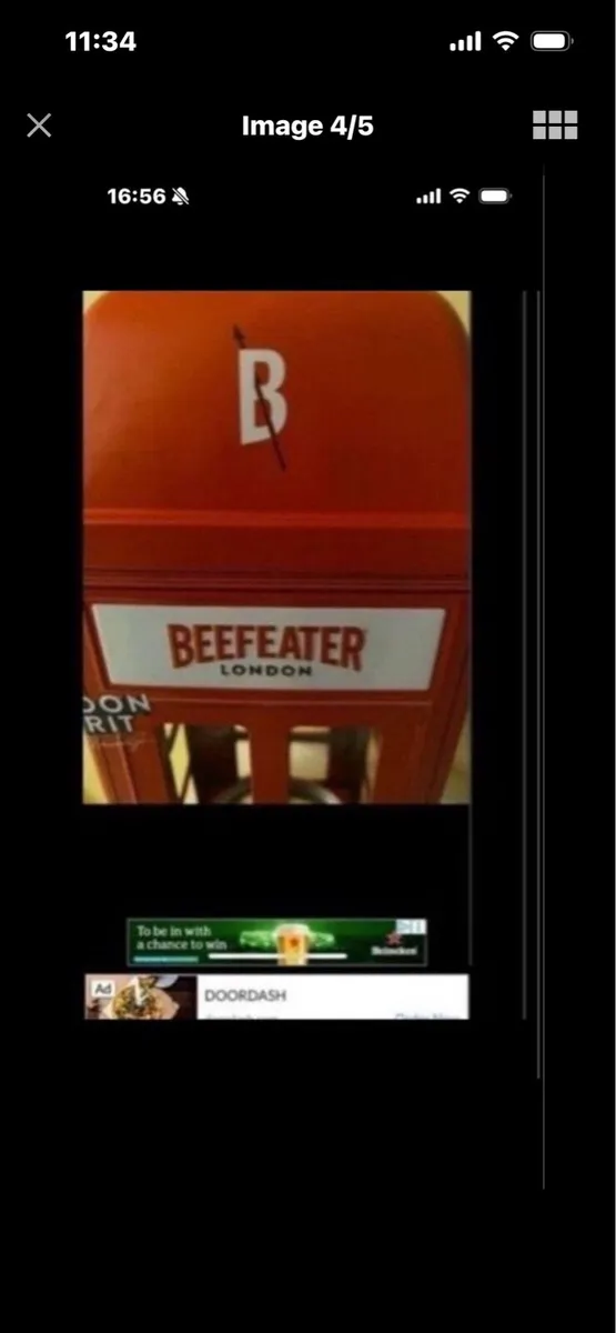 Very Rare Beefeater Metal Display Box - Image 3