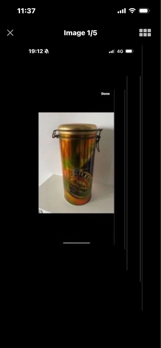 Vintage  Baileys Metal Display Box - Image 1