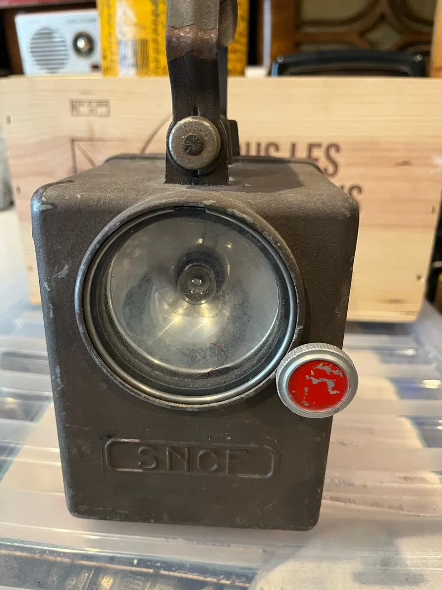 Vintage French Railway Lamps - Image 4