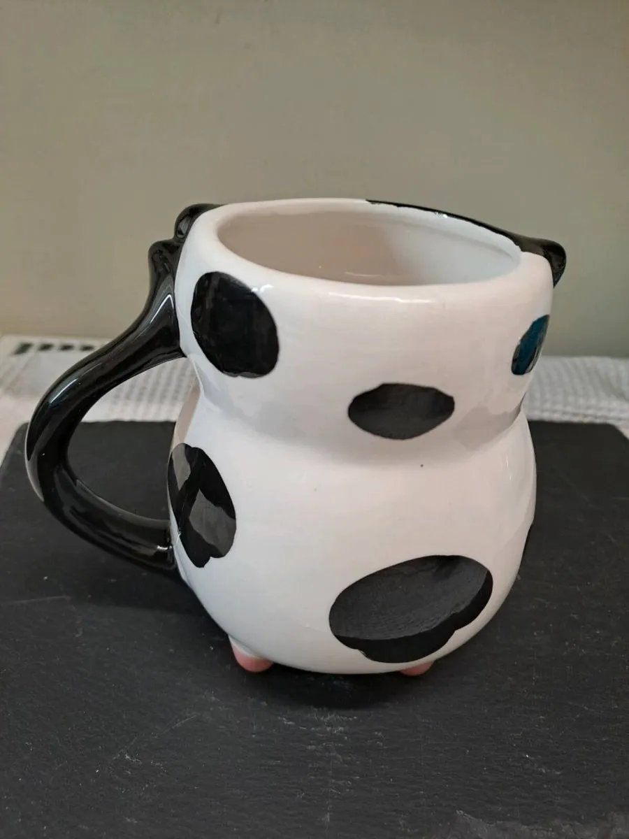 Cute Cow Shaped Ceramic Mug - Image 3