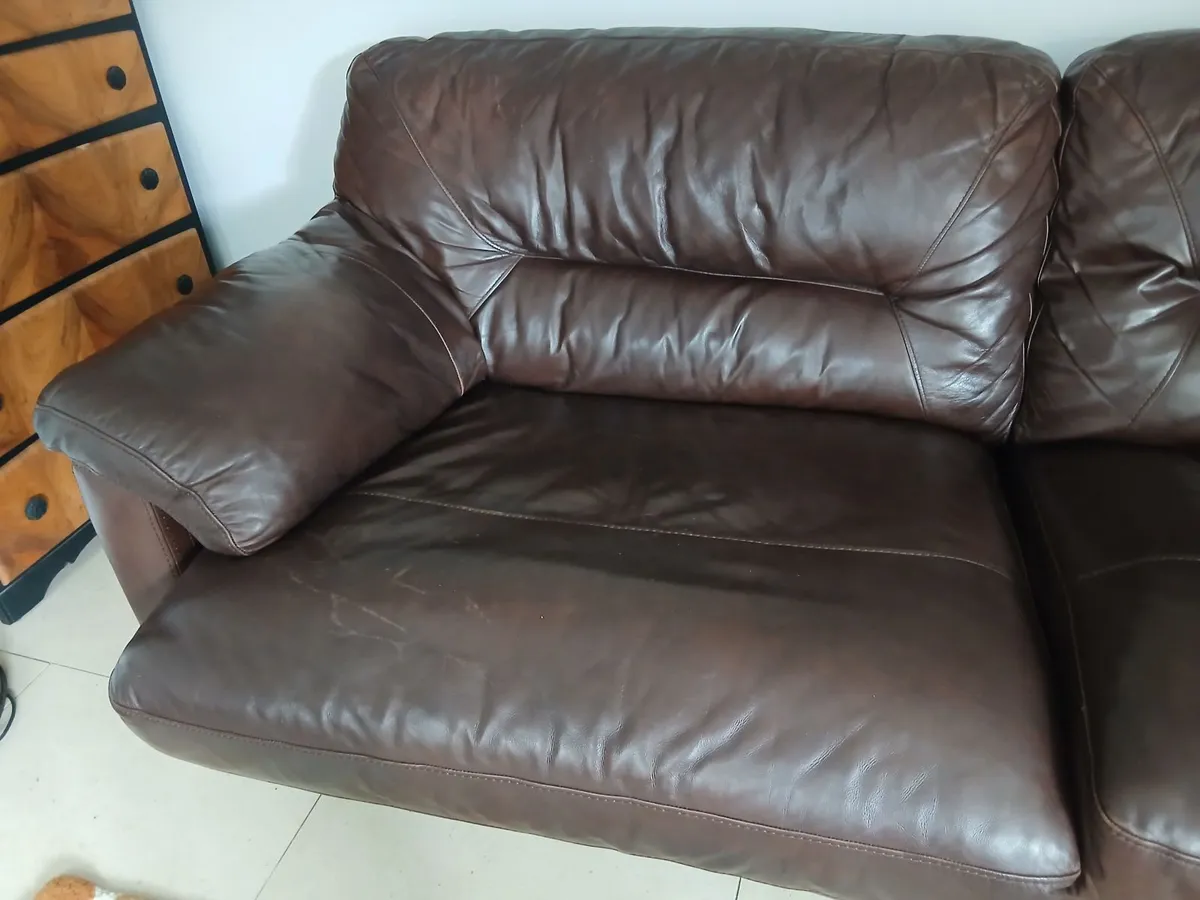 Leather Sofa - Image 2