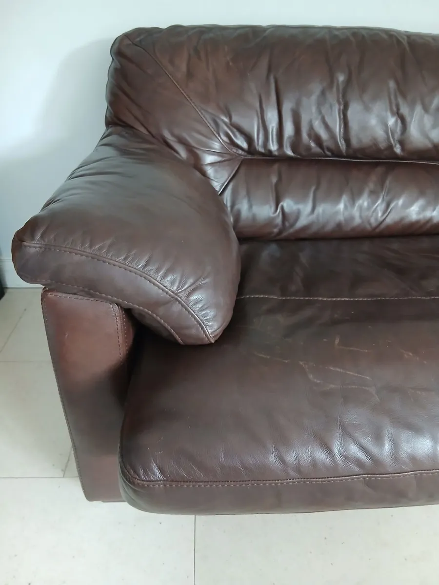 Leather Sofa - Image 3