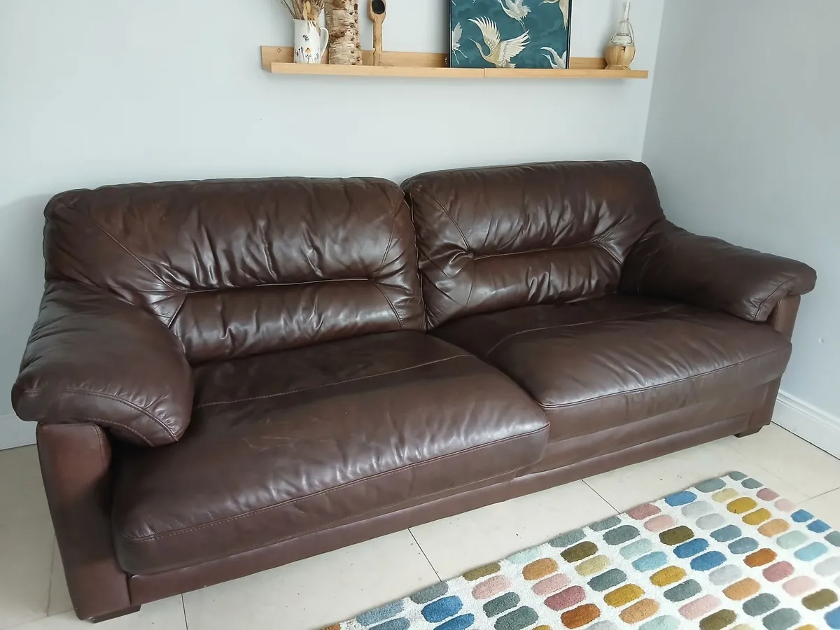 Leather Sofa - Image 1