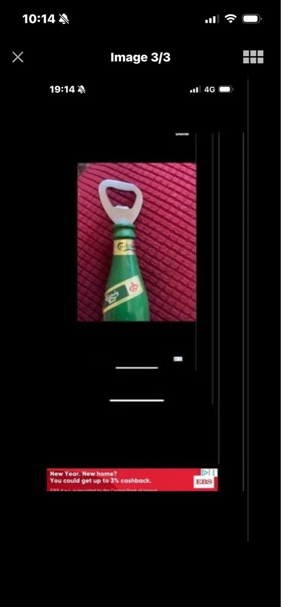 Rare Vintage Carlsberg Timber Bottle Opener - Image 3
