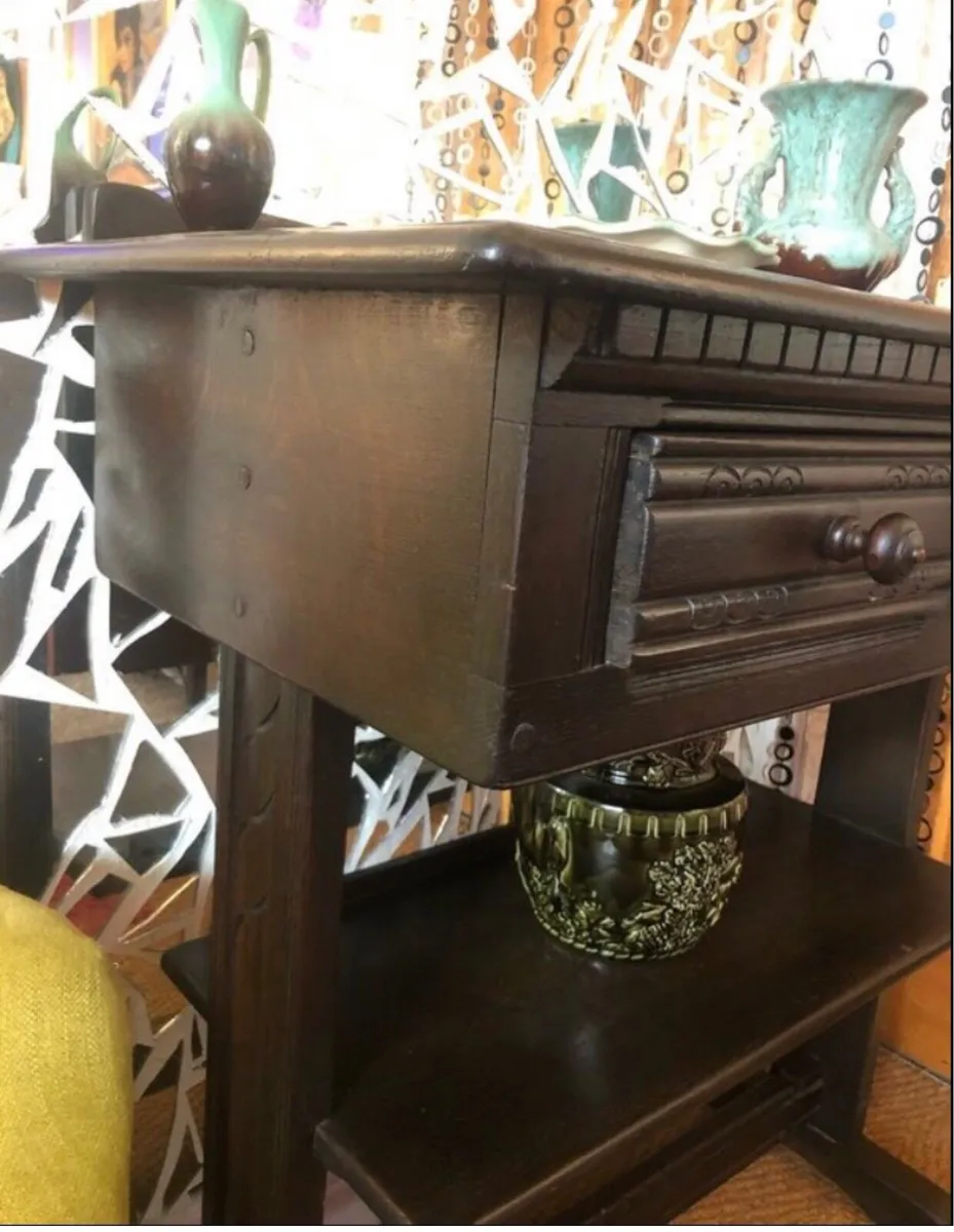 Mid Century Tall Console Table - Image 2