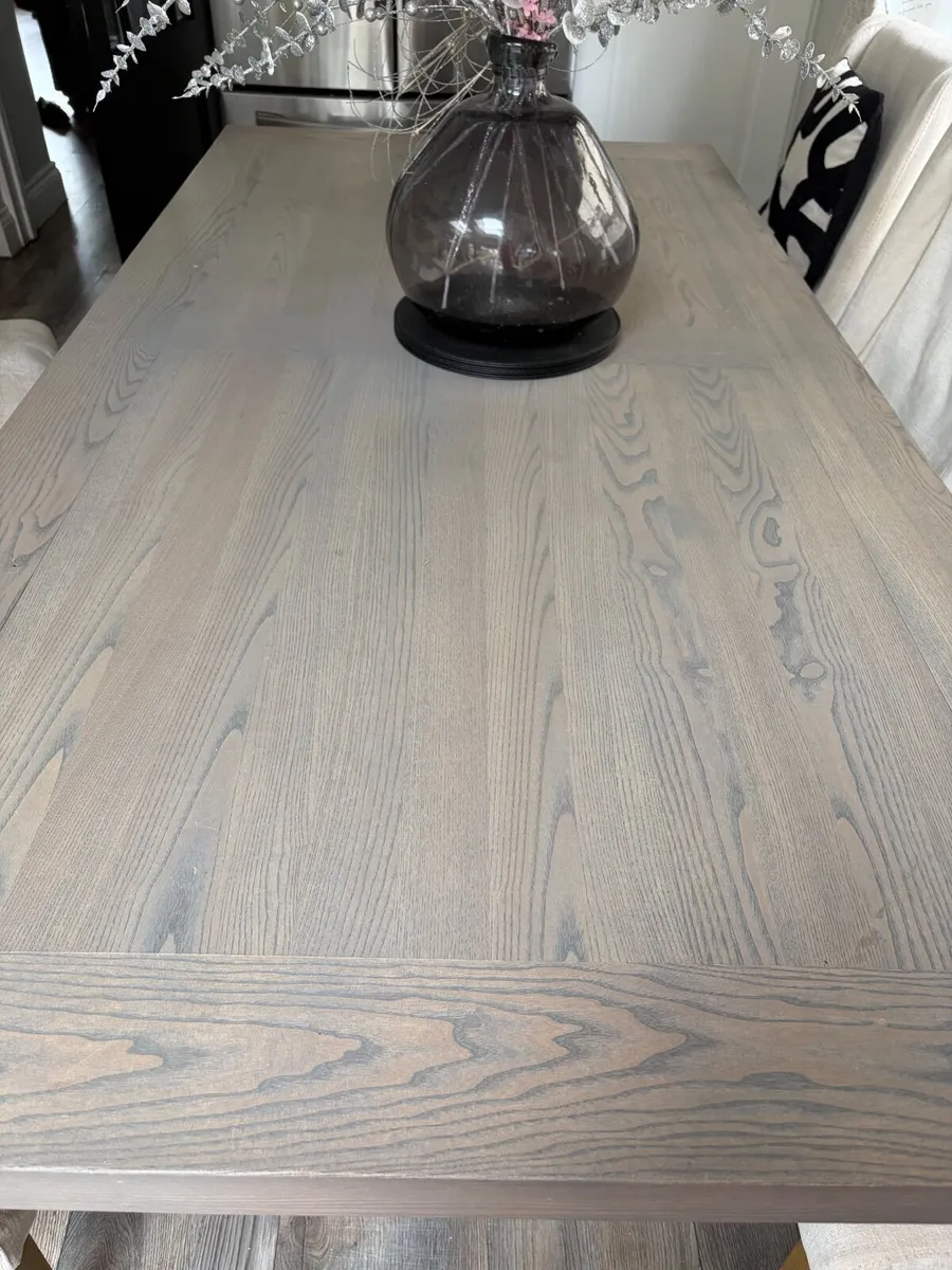 Dinning Table solid Grey Oak, never used - Image 1