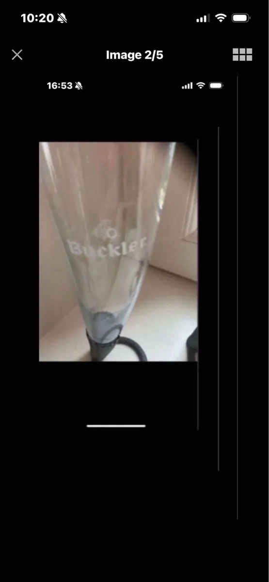 Very Rare Buckler Horn Shaped Glasses - Image 2