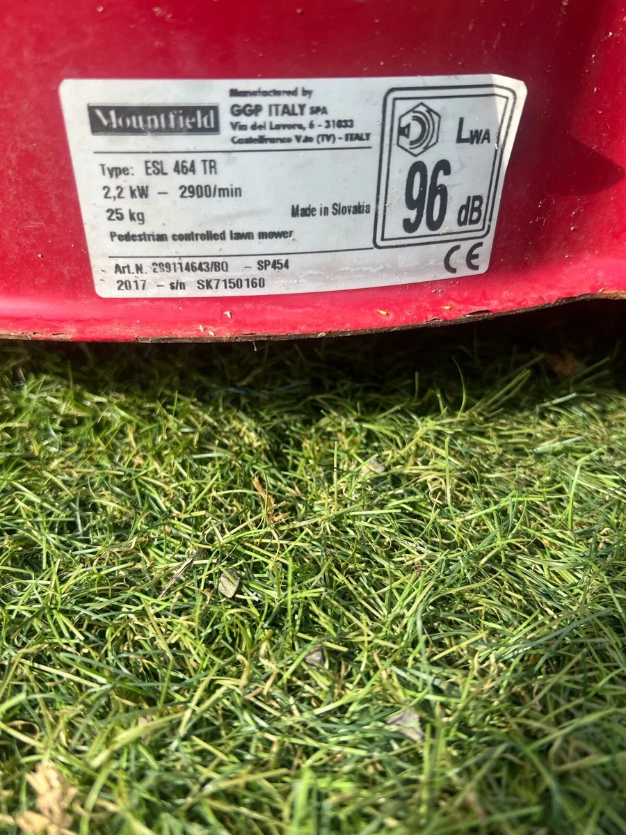 Lawnmower Mountfield 18 inch Self Propelled - Image 3