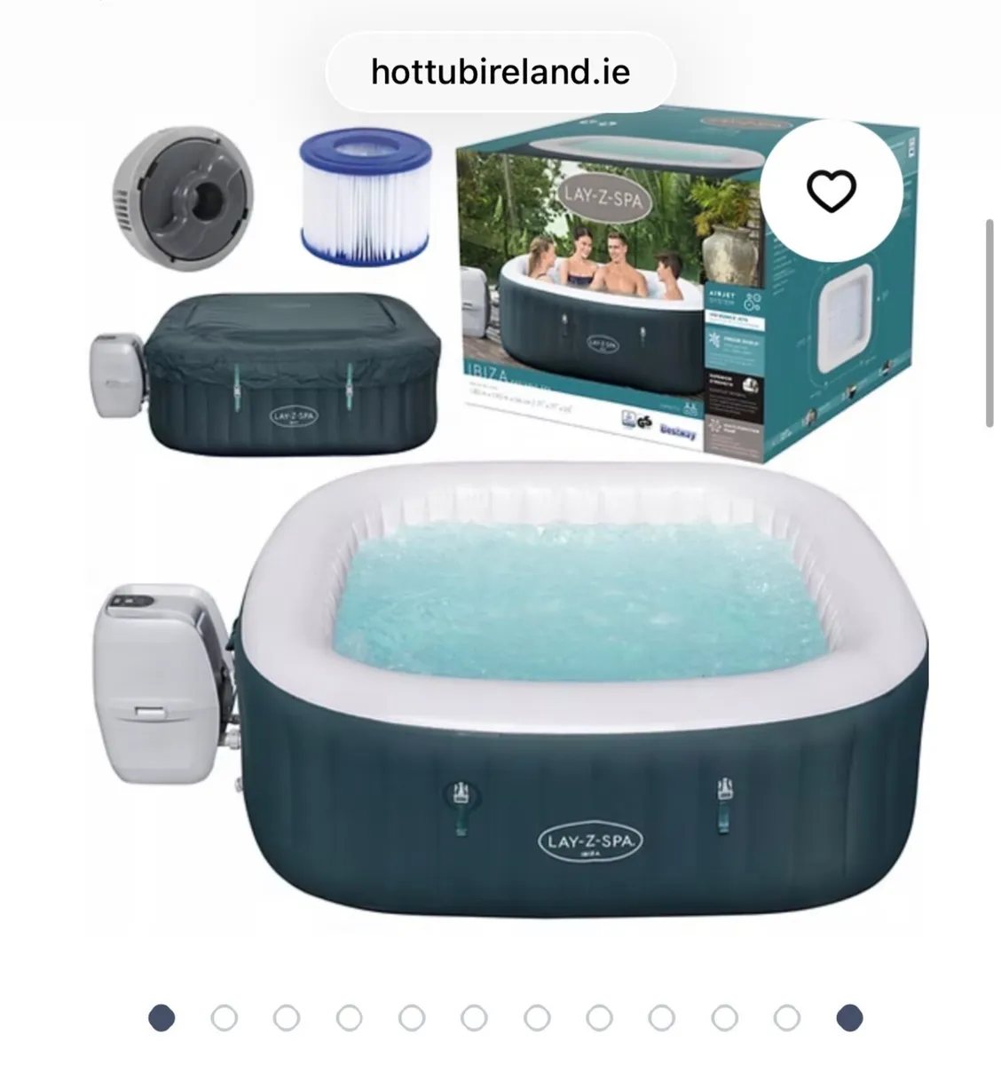 Lay-Z-Spa Ibiza AirJet™ Hot Tub 4/6 person size - Image 1
