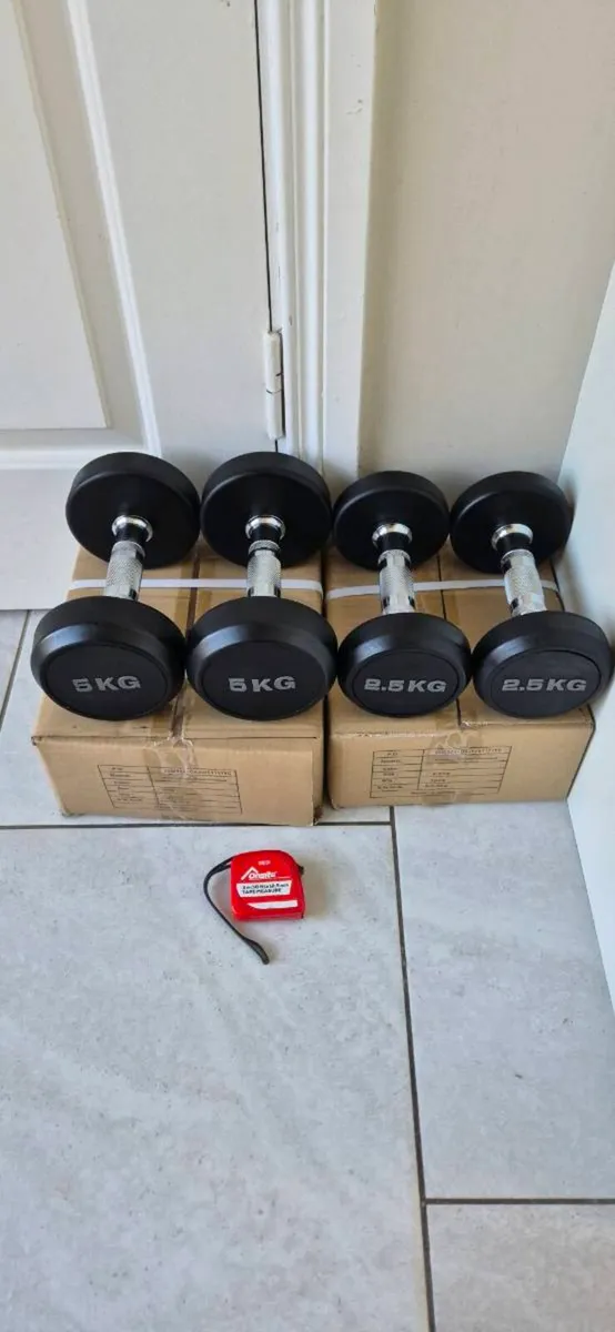 2xbrand new sets of dumbbells - Image 1