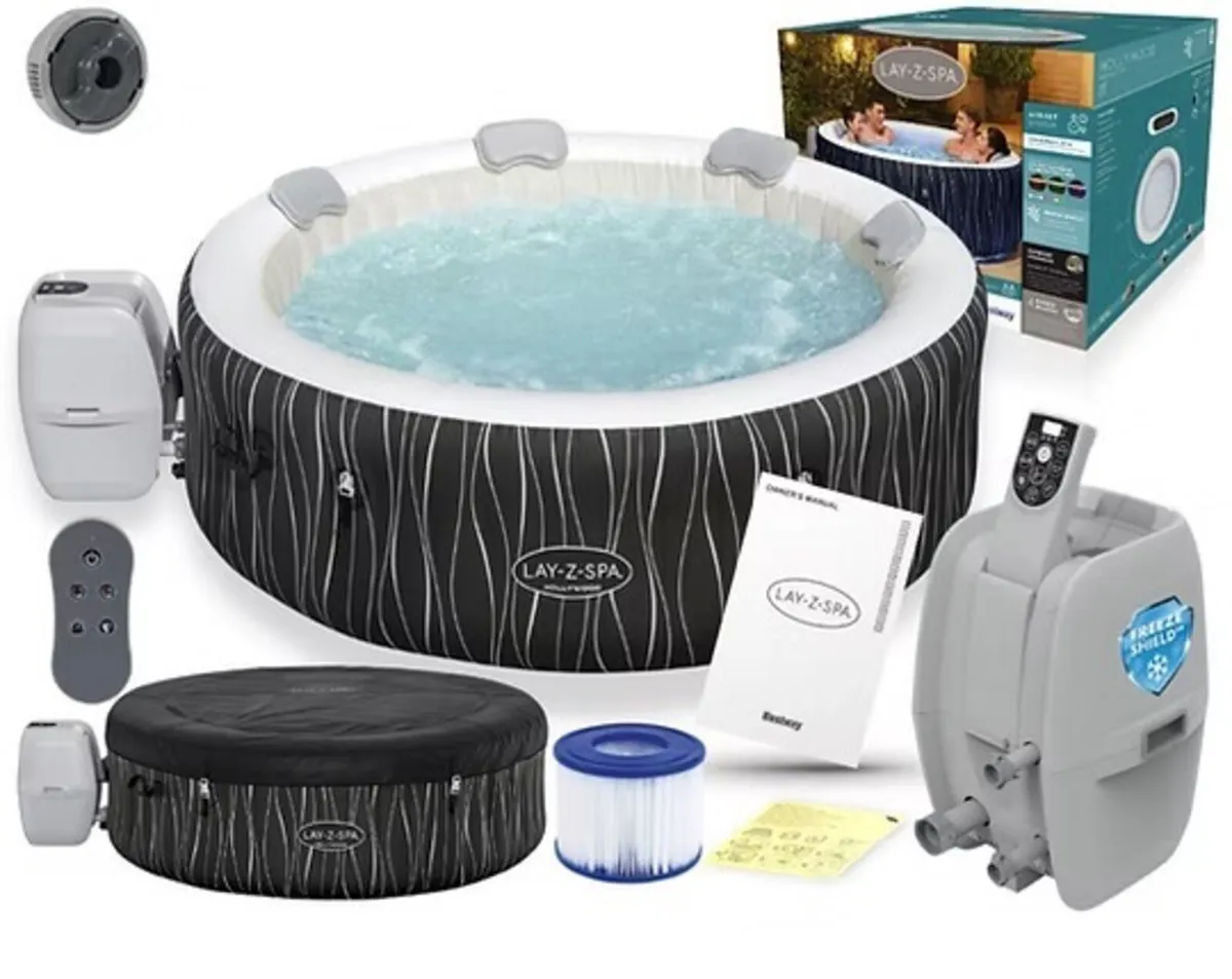 Lay-Z-Spa Hollywood AirJet™ Hot Tub with LED - Image 1