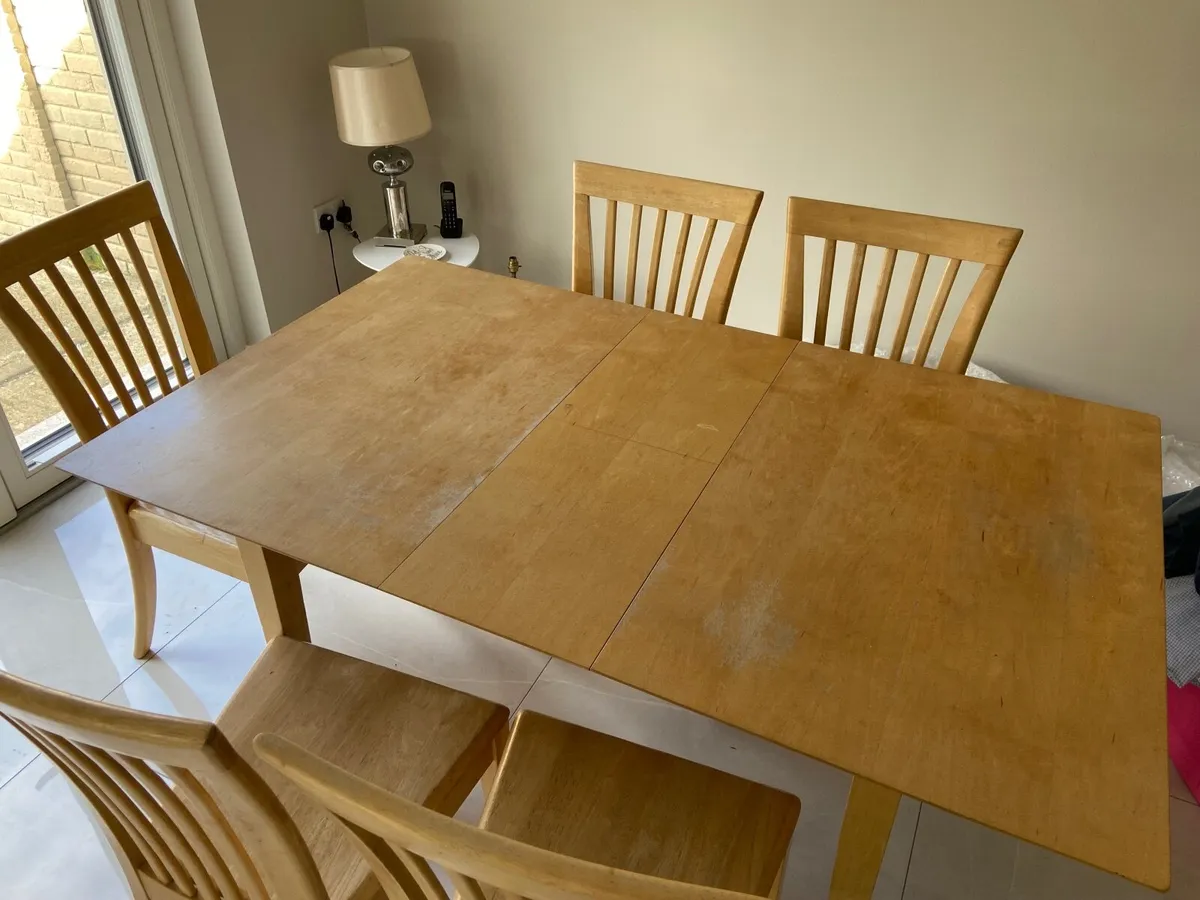 Kitchen Table & 6 Chairs - Image 2
