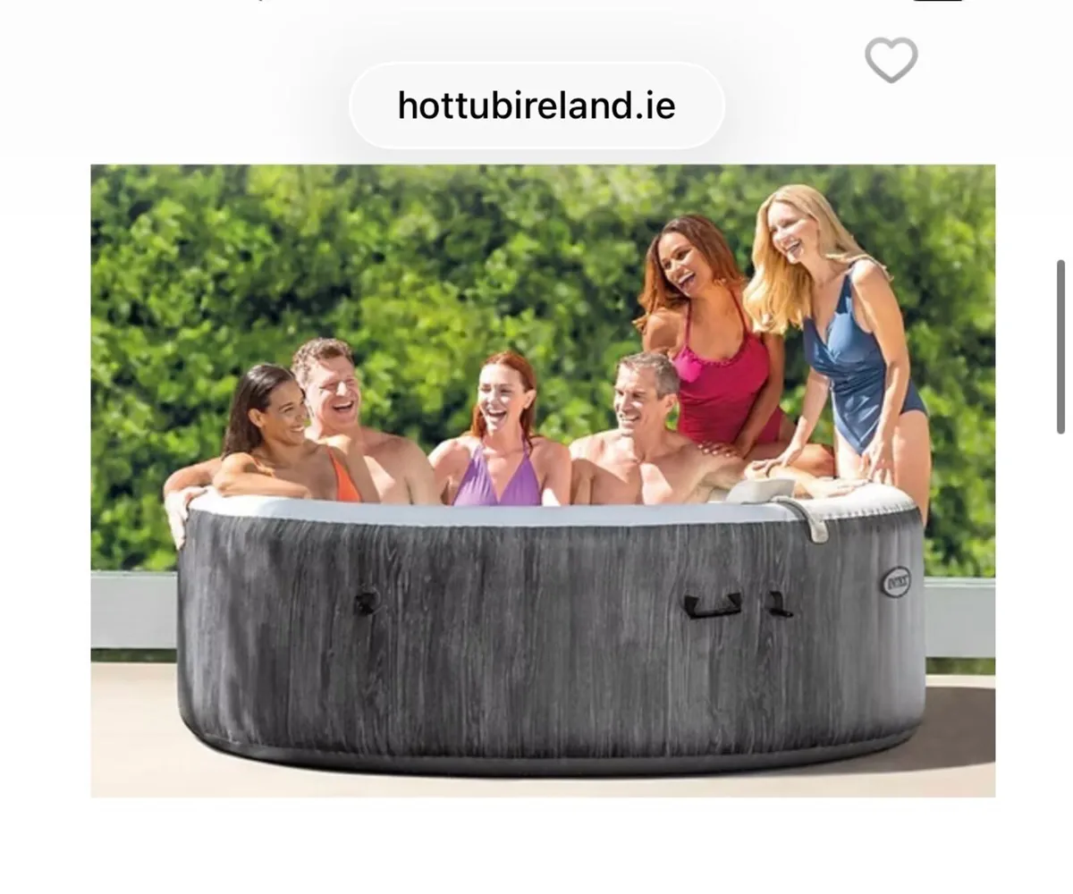 Intex Grey Wood Deluxe WiFi Hot Tub – 6 Person - Image 2