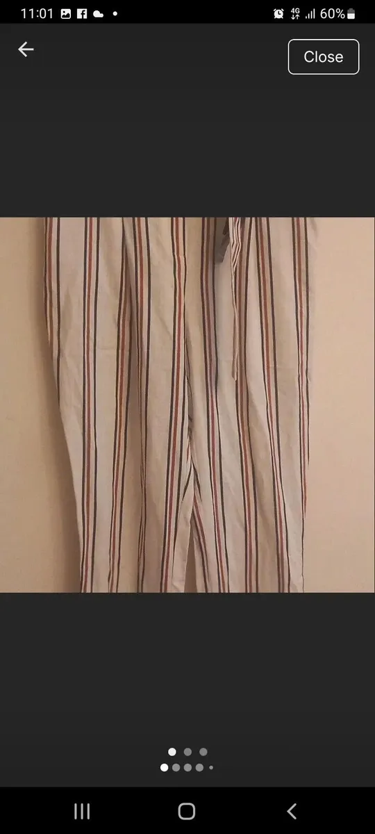 Ladies linen mix trousers new - Image 1