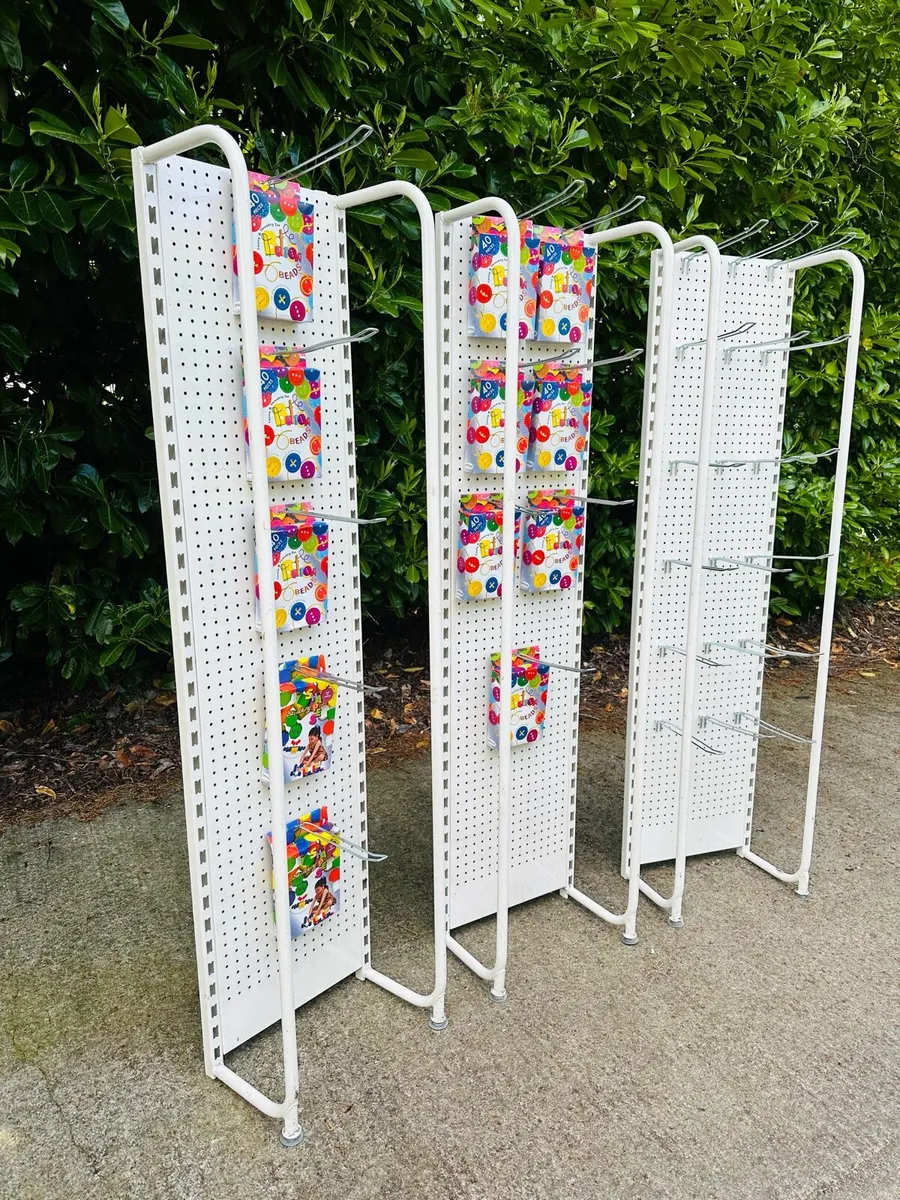SHOP DISPLAY STANDS / LADDER RACKS WITH HOOKS! - Image 2