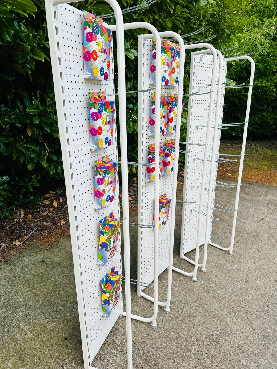 SHOP DISPLAY STANDS / LADDER RACKS WITH HOOKS! - Image 3