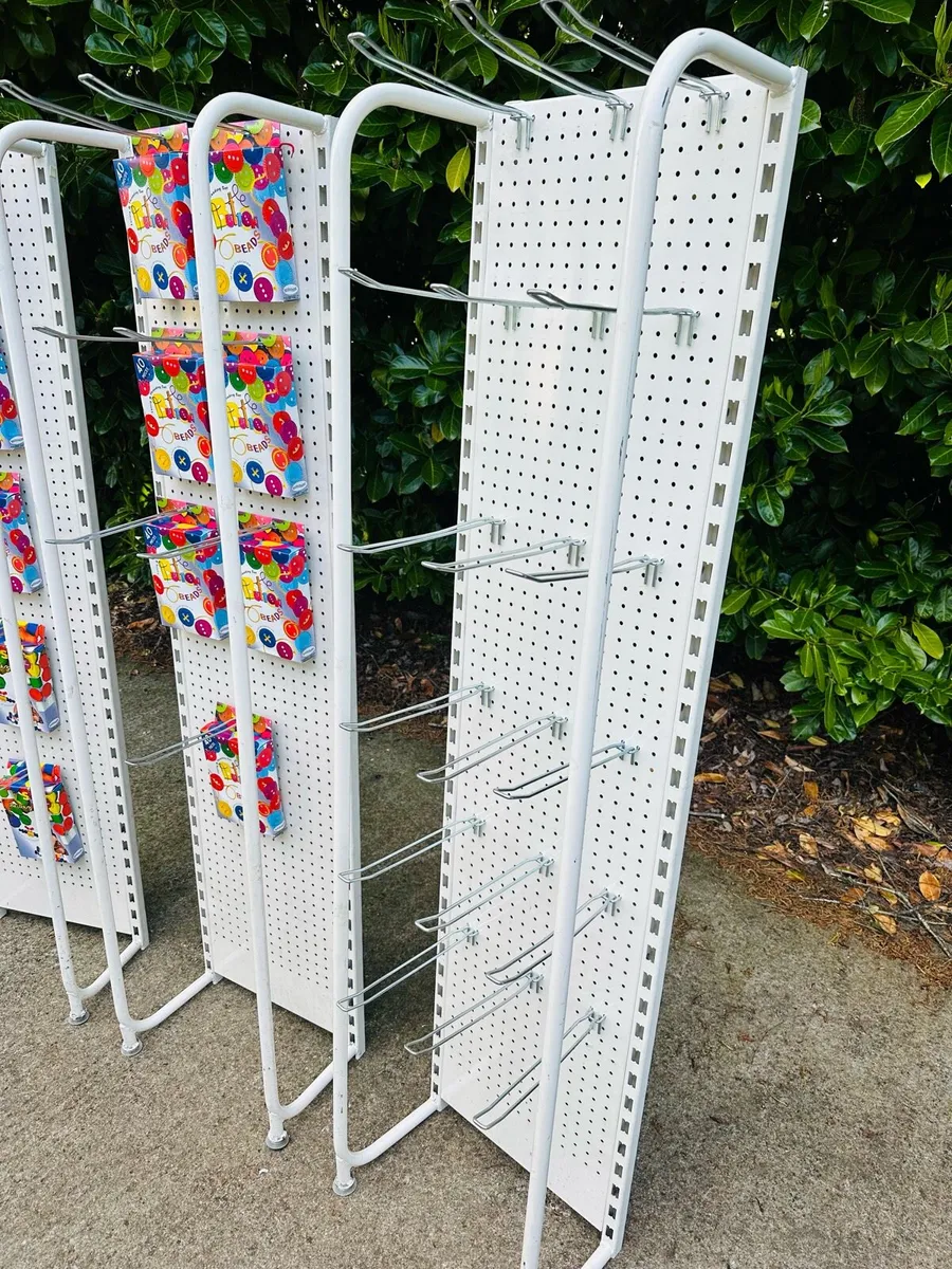 SHOP DISPLAY STANDS / LADDER RACKS WITH HOOKS! - Image 4