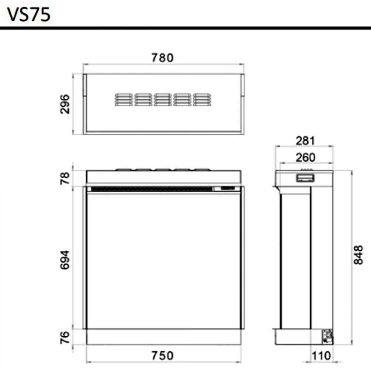 Solus VS75 Electric Fire - Image 4